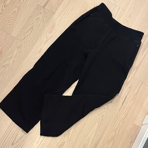 Athleta Black Wide Leg Sweat Pants